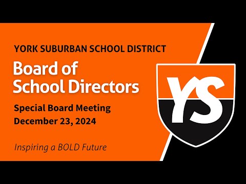 2024-12-23 Special Board Meeting