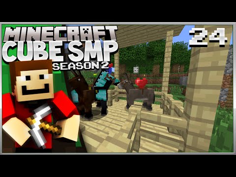 Minecraft: Cube SMP - E24 - Nebula the Mule (TIMELAPSE)