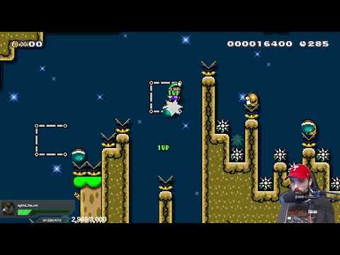 Mario Maker 2 Sea of Sorrow #Teamshell by Dremy