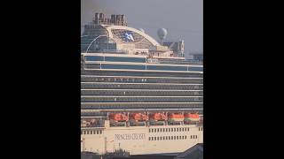 MV Sky princess leaving Southampton #princesscruiseship #cruiseship #southampton #travel