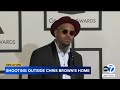 Shots fired outside singer Chris Brown's LA home, man arrested LAPD says