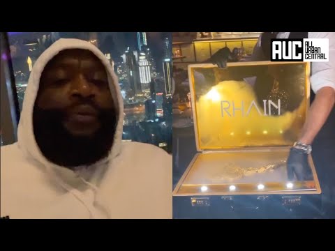 Rick Ross Gets 24K Gold Steak Delivered By Armed Guards In Dubai