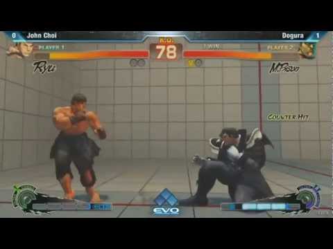 John Choi (Ryu) vs (Bison Dictator) Dogura TOP 16 EVO 2012