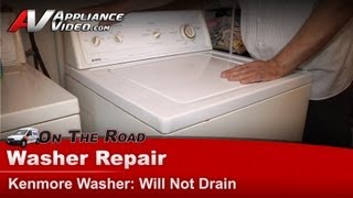 Kenmore Washer Repair - Will Not Drain - Switch