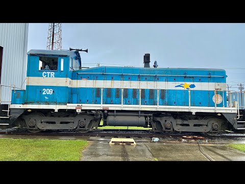 Clinton Terminal Railroad shortline with SW8 209