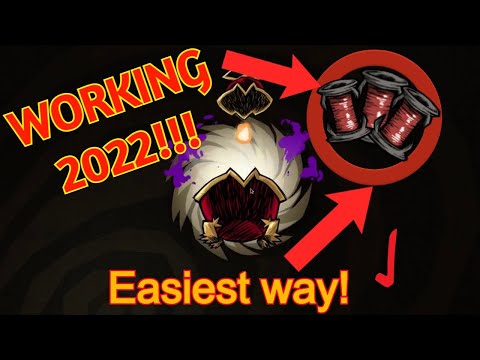 EASIEST WAY to earn SPOOLS in Don't Starve Together  ( WORKING 2022!)