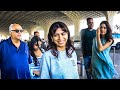 Boney Kapoor Janhvi Kapoor Khushi Kapoor Tanisha Santoshi Spotted At Airport Janvikapoor