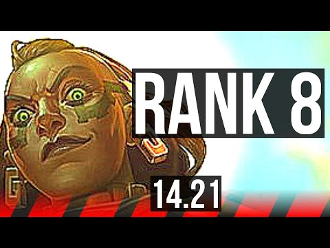 ILLAOI vs CORKI (TOP) | Rank 1 Illaoi, Rank 8 | JP Challenger | 14.21