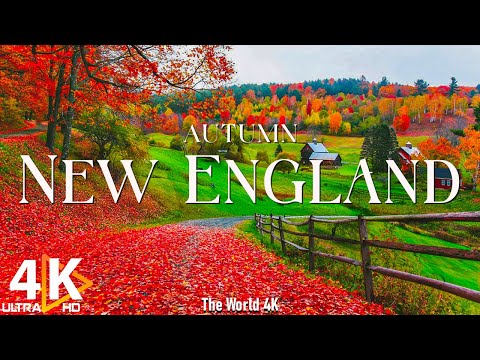 New England in Autumn 4K  - Amazing Autumn Film | 4K Natural Landscape