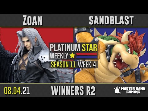 PSW S11:W4 - Zoan (Sephiroth) Vs. sandblast (Bowser) - WR3