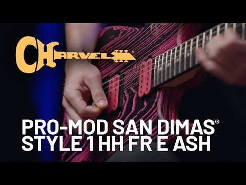 Charvel® Pro-Mod San Dimas® Neon Pink Ash