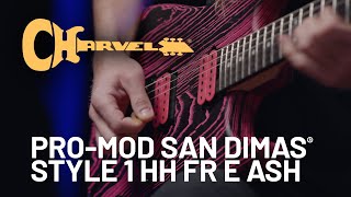 Video thumbnail for Charvel® Pro-Mod San Dimas® Neon Pink Ash by charvelusa
