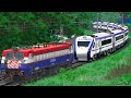 WAG7 SHUNTING VANDE BHARAT EXPRESS TRAIN BUMPY RAILROAD RAILWORKS SIMULATOR NTG GAMING