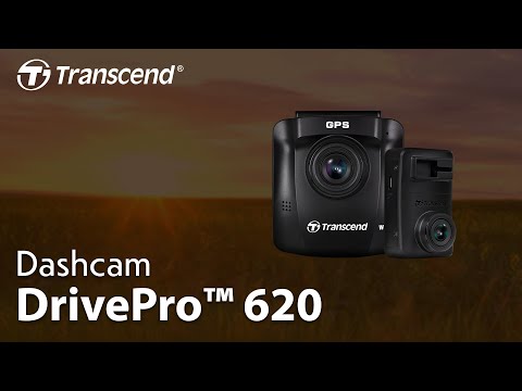 „TRANSCEND DrivePro 620“ dviguba vaizdo registratorius, 32 GB x 2, dviguba kamera, 1080P, „Sony“ jutiklis, GPS video