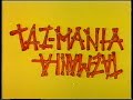 Original VHS Opening Closing Taz Mania Bumper Collection UK Retail Tape Part 1 Of 2