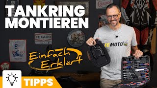 Tankrucksack befestigen - DIY Anleitung