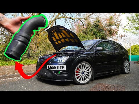 THIS PIPE WAS HIDING ALL MY TURBO FLUTTER | TURBO TO CROSSOVER BAFFLE DELETE ON THE MK2 FOCUS ST