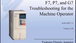 F7, P7, and G7 Troubleshooting for the Machine Operator