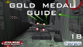 Star Wars Rogue Squadron - Gold Medals - 18 - The Death Star Trench Run - N64/PC