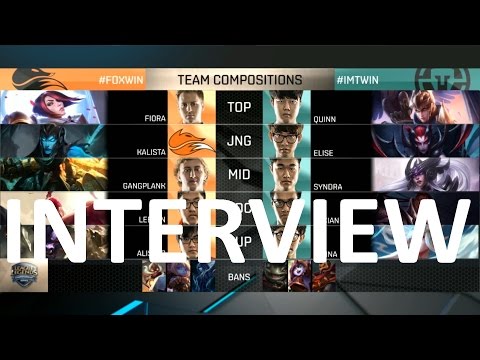 FOX vs IMT Post Game Interview