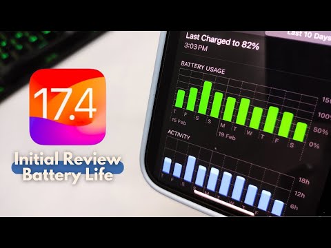 iOS 17.4 Beta 4 Battery Life - After 24 Hours | The iOS Guy