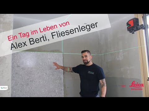 A day in life with Alex Berti, tiler from Austria. Challenge: large format tiles