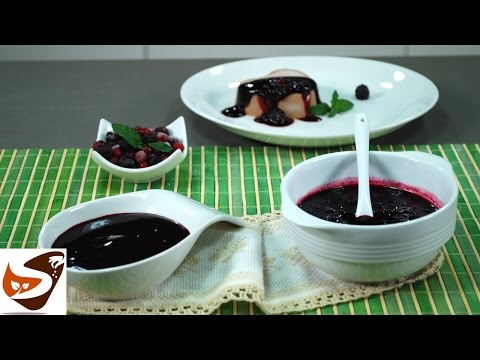 Coulis di frutta: salsa di frutti di bosco, fragole e lamponi - dolci al cucchiaio