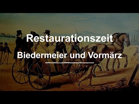Restaurationszeit: Biedermeier und Vormärz | Literaturgeschichte