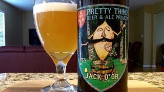 Pretty Things Jack D'Or Saison ✪ 2012 Vintage ✪ (6.4% ABV) DJs BrewTube Beer Review #568