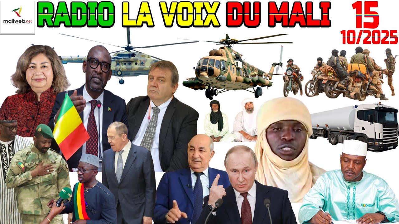 La Revue de Presse de la RADIO LA VOIX DU MALI du 15 Octobre 2025
