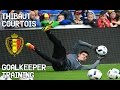 Thibaut Courtois / Goalkeeper Training / Belgium !