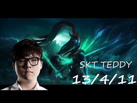 SKT Teddy Stream, Teddy Kalista KDA 13/4/11.