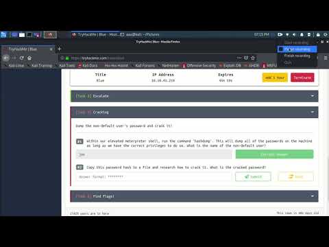 tryhackme blue walkthrough | CyberWorldSec