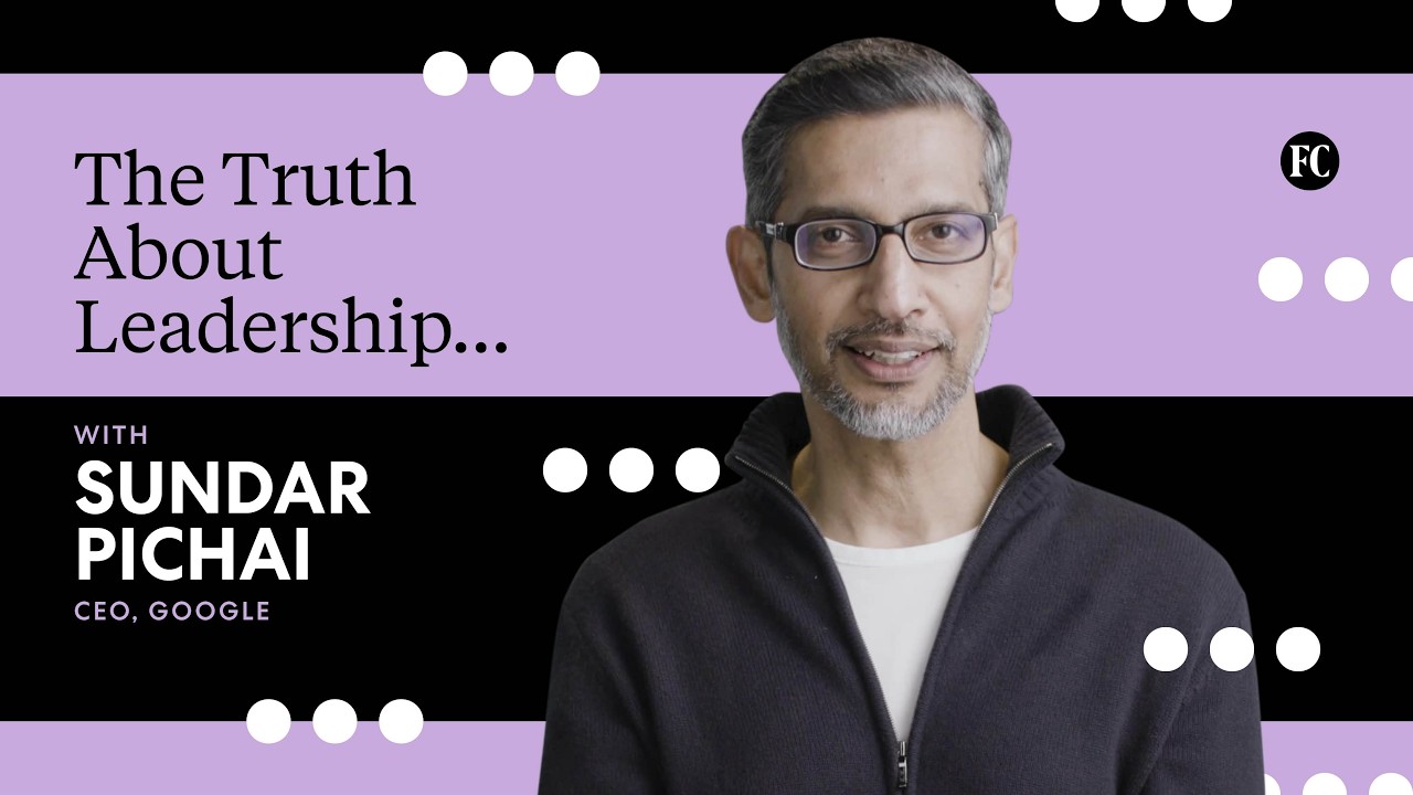 Video thumbnail for Google's CEO Shares His Leadership Philosophy In An AI world | Fast Company