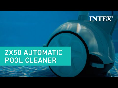 Робот-пылесос для бассейна Intex ZX50 28007 автоматическая очистка дна, производительность насоса 3407 5678 л/ч, шланг 7 м - фото 1 - id-p3011601622
