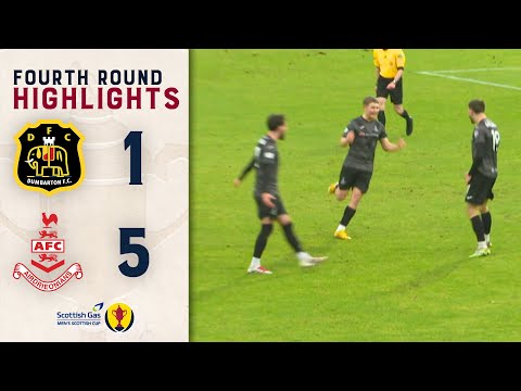 FC Dumbarton 1-5 FC Airdrieonians Airdrie