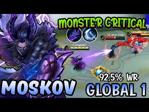 Monster Critical damage - MOSKOV Top 1 Global by [Dogbaby^] - mlbb