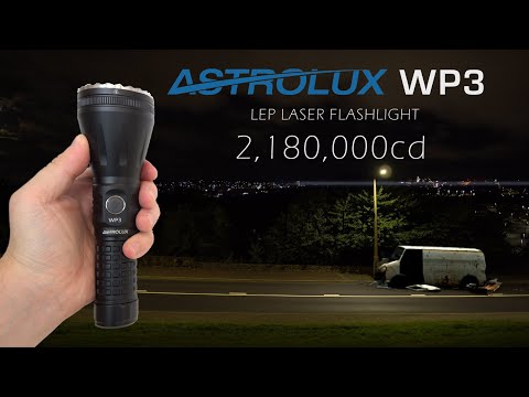 ASTROLUX WP3 LEP laser flashlight - 2952m range - Type-C charging - 21700 battery included