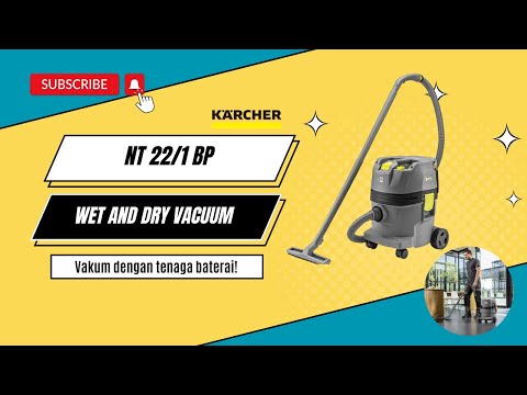 Våt- & Torrdammsugare Kärcher NT 22/1 Ap Bp L - Youtube manufacturer video 2