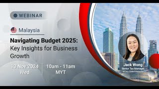Navigating Malaysia Budget 2025: Key Insights for Business Growth | InCorp Malaysia