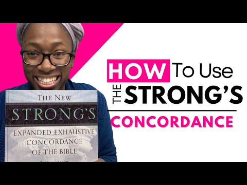 STRONG'S CONCORDANCE TUTORIAL FOR BEGINNERS