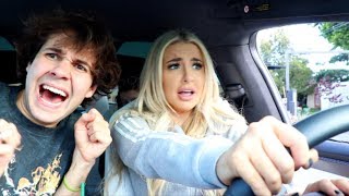 DAVID DOBRIK TEACHES ME HOW TO DRIVE (in his TESLA) video