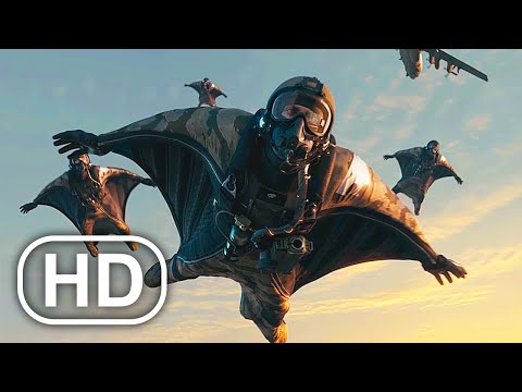 Military Soldiers HALO JUMP Action Scene 4K ULTRA HD - Crossfire X