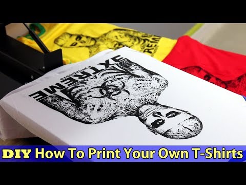 Kit serigrafia fai da te per stampa su t-shirt Keygadgets