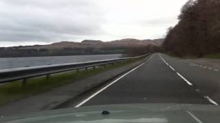 Driving Scottish Highlands Argyll Scotland