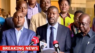 LIVE! SIFUNA OUT!  OBURU, ODM LEADERS ADDRESSING THE NATION NOW ON THE WAY FORWARD ON JOINING RUTO