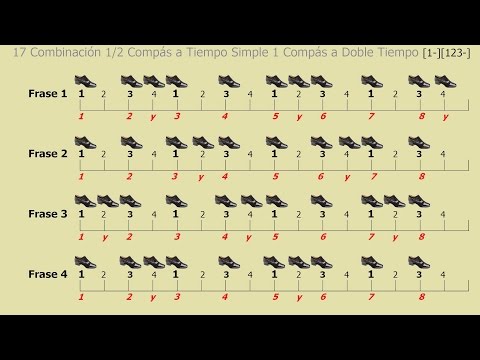 Los Ritmos del Tango - 17 - Combinación  Tiempo Simple y  Doble Tiempo - [1-][123-] [341-]