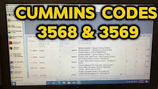 2013 Freightliner M2 ISB 6.7 Cummins fault codes 3568 3569 3714 3712