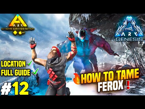 How I Tamed Ferox in Genesis 1 😱 | Full Guide + Crazy Gameplay | ARK Mobile