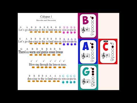 Calypso 1 Recorder Rehearsal Video